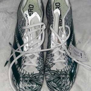 adidas White and Green Athletic Shoes